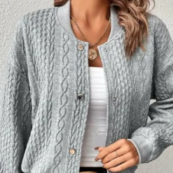 Truien & Vesten Dames*KATYA - Casual zomer vest Grijs