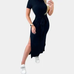 Jurken & Jumpsuits Dames*Katya - Modieuze Zomerjurk met Luipaardprint