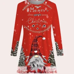 Jurken & Jumpsuits Dames*KEKA - Klassieke Zomerjurk voor Dames Rood