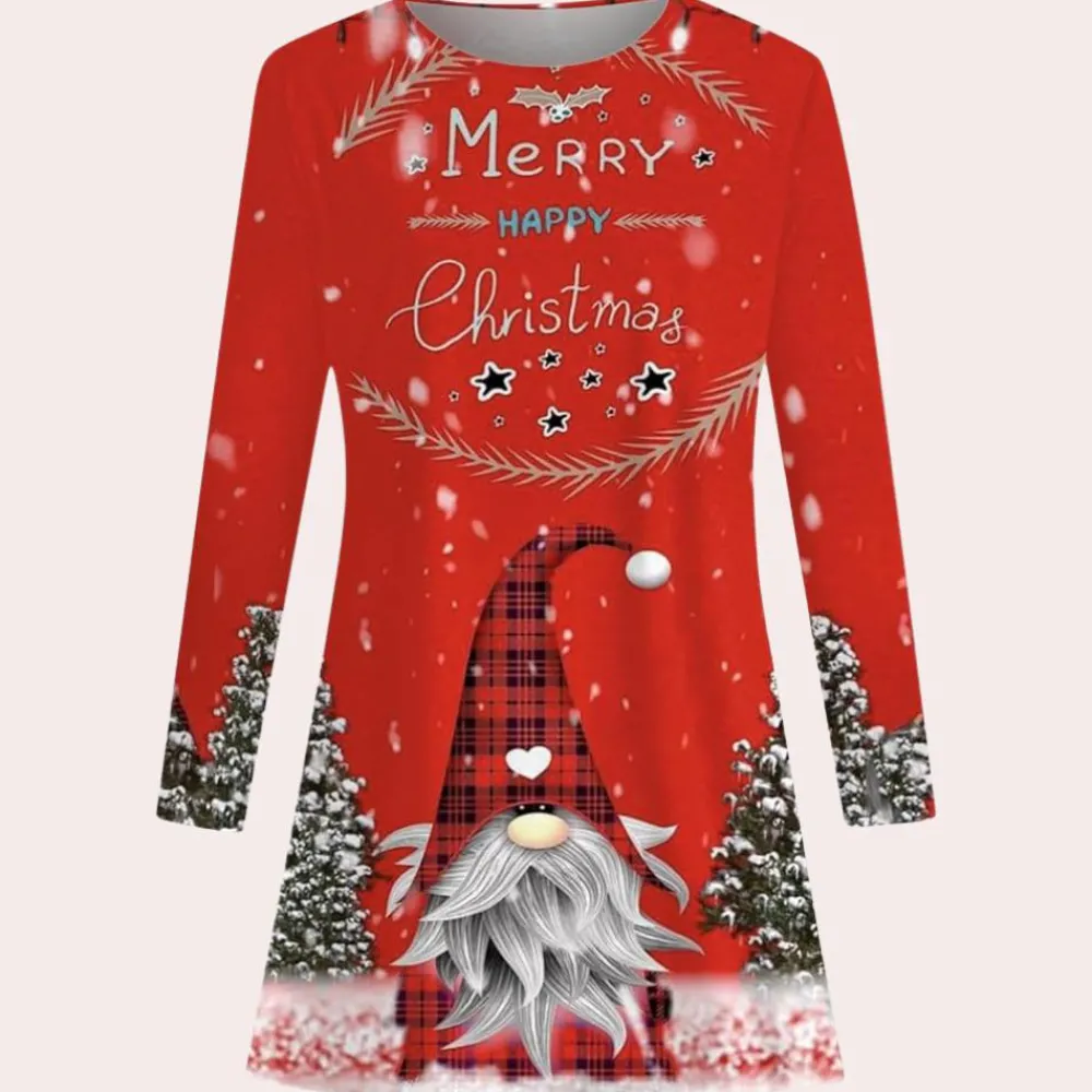 Jurken & Jumpsuits Dames*KEKA - Klassieke Zomerjurk voor Dames Rood