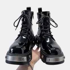 Schoenen Heren*KENNETH - Klassieke Zomerlaarzen voor Heren Zwart