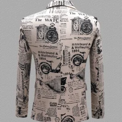 Truien & Vesten Heren*KENNETH - Trendy Zomerblazer voor Heren Wit