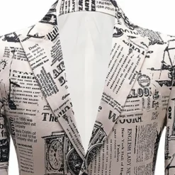 Truien & Vesten Heren*KENNETH - Trendy Zomerblazer voor Heren Wit