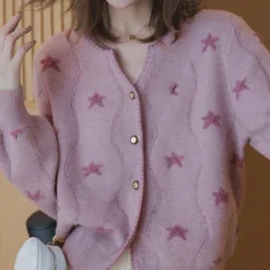 Truien & Vesten Dames*KIANA - Tijdloos Gebreid Vest voor Dames - Lente/Zomer Editie