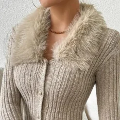 Truien & Vesten Dames*KIELLE - Modieus Zomervest voor Dames Abrikoos