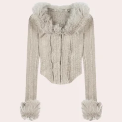 Truien & Vesten Dames*KIELLE - Modieus Zomervest voor Dames Abrikoos