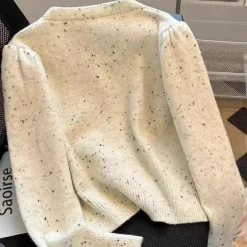 Truien & Vesten Dames*Kitarni - Dames Vest met Speels Strik Design voor de Zomer Wit