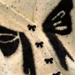 Truien & Vesten Dames*Kitarni - Dames Vest met Speels Strik Design voor de Zomer Wit