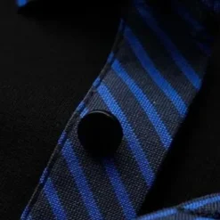 Shirts Heren*Kjell - Trendy zomers herenoverhemd met gestreepte kraag en mouwen