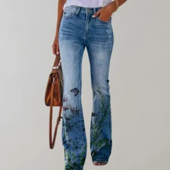 Broeken & Rokken Dames*Kjellfrid - Zomerse flare broek voor dames