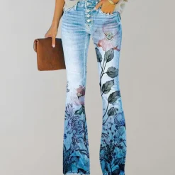 Broeken & Rokken Dames*Kjellfrid - Zomerse flare broek voor dames