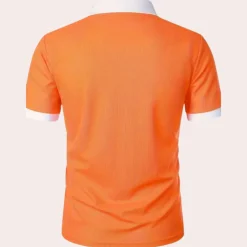 Shirts Heren*Klassiek heren T-shirt voor de zomer Oranje