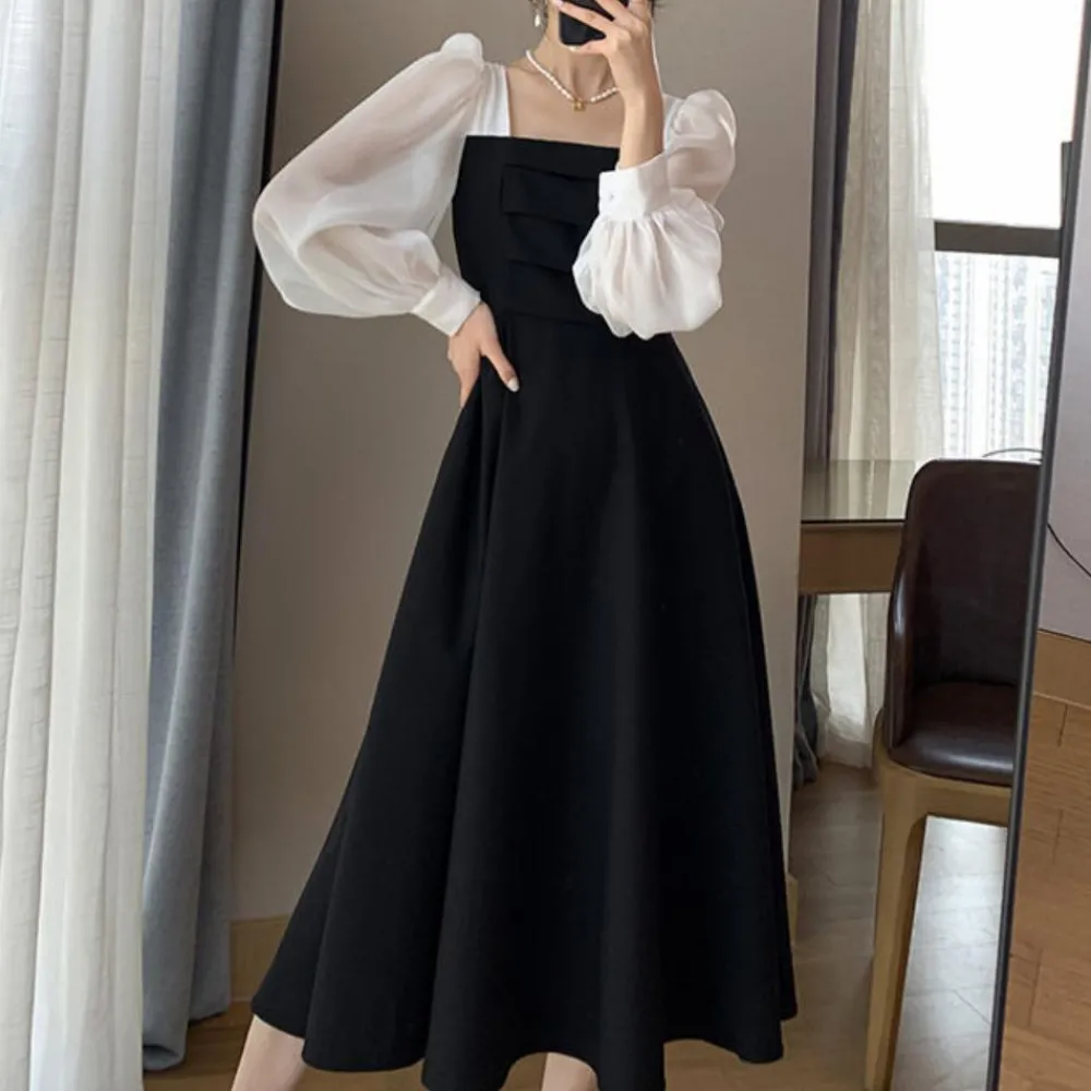 Jurken & Jumpsuits Dames*Ladinas - Moderne Elegante Zomer Damesjurk Zwart