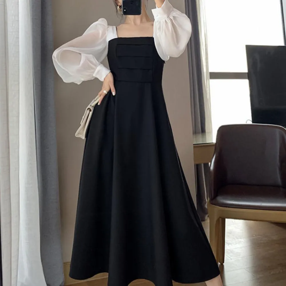 Jurken & Jumpsuits Dames*Ladinas - Moderne Elegante Zomer Damesjurk Zwart