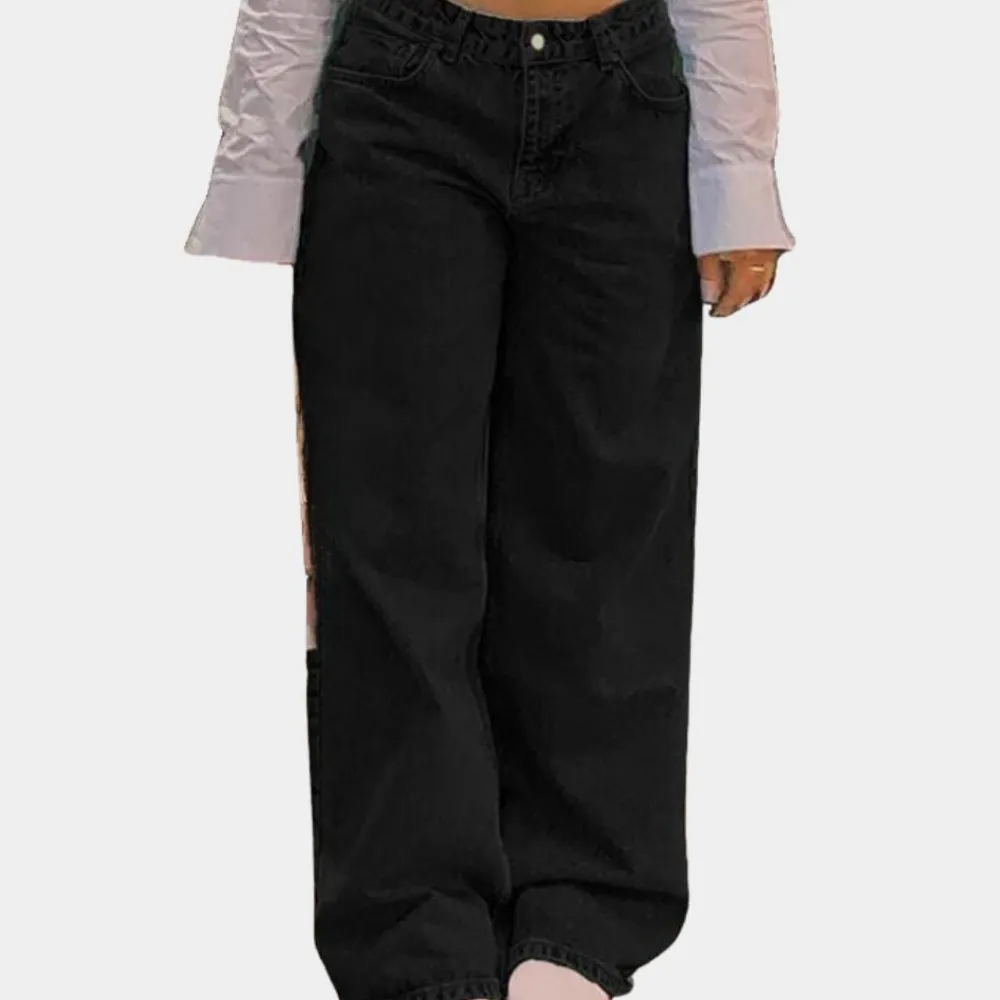 Broeken & Rokken Dames*Lage taille en wijde damesjeans voor de zomer