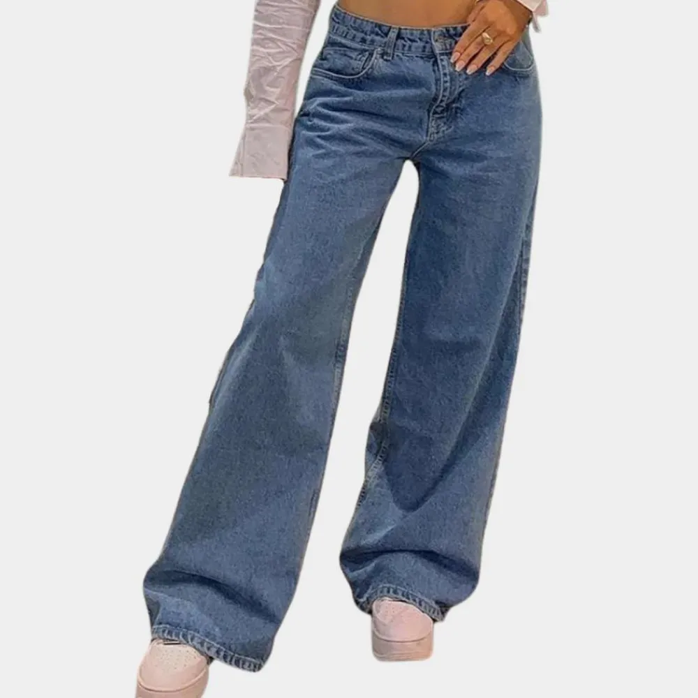 Broeken & Rokken Dames*Lage taille en wijde damesjeans voor de zomer