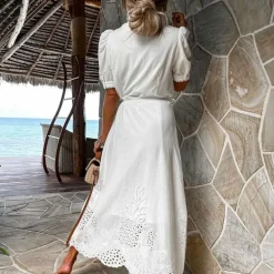 Jurken & Jumpsuits Dames*LAGERTHA - Elegante zomerse maxi jurk