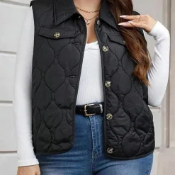 Truien & Vesten Dames*LAILANI - Multifunctioneel Zomervest voor Dames Zwart