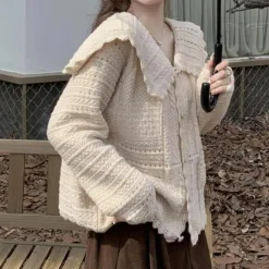 Truien & Vesten Dames*LAILANI - Trendy Gebreid Zomervest voor Dames Beige