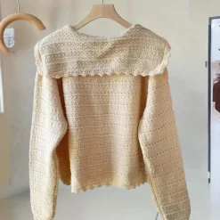 Truien & Vesten Dames*LAILANI - Trendy Gebreid Zomervest voor Dames Beige