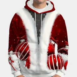 Shirts Heren*LAIS - Trendy Zomersweatshirt voor Heren Rood