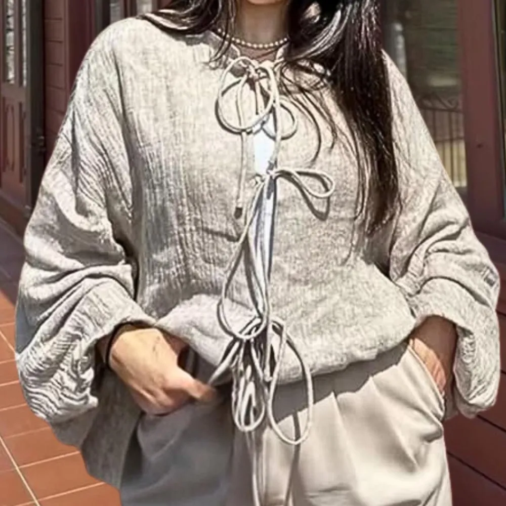 Truien & Vesten Dames*LALEH - Casual Vintage Zomervest voor Dames Khaki