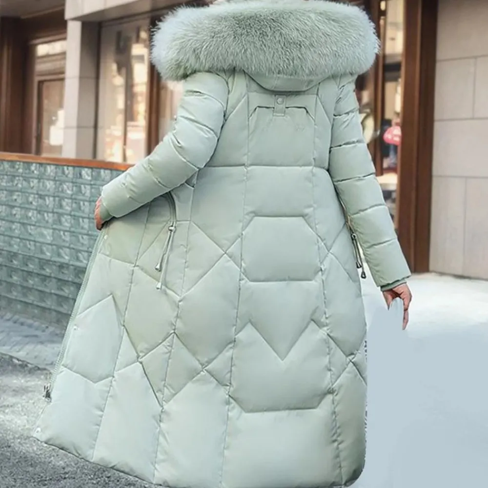 Jassen Dames*LANAI - Modieuze Winteroverjas voor Dames Groen