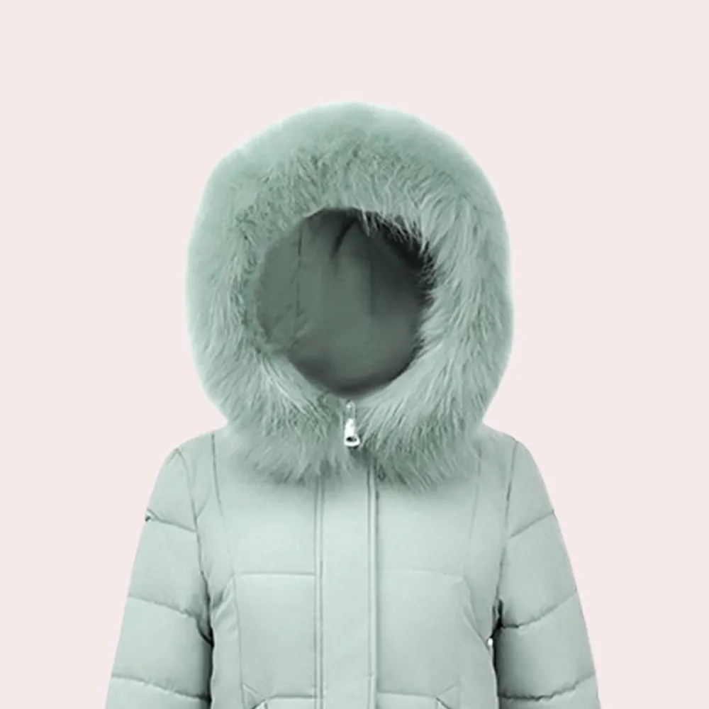 Jassen Dames*LANAI - Modieuze Winteroverjas voor Dames Groen