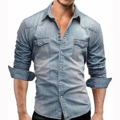 Shirts Heren*LARRY - Casual lange mouwen zomershirt