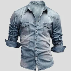 Shirts Heren*LARRY - Casual lange mouwen zomershirt