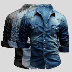 Shirts Heren*LARRY - Casual lange mouwen zomershirt