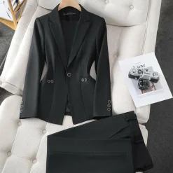 Sets Dames*LAURA - Elegante blazer en broek set voor de zomer