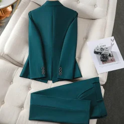 Sets Dames*LAURA - Elegante blazer en broek set voor de zomer