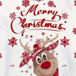 Jassen Heren*LAUREL - Modieuze Kerstmis Hoodie voor Heren Wit