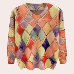 Truien & Vesten Dames*LAUREN - Elegante Zomerse Trui voor Dames Gemengde kleur