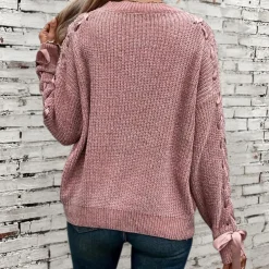 Truien & Vesten Dames*LAWRENCIA - Modieuze Zomerse Trui voor Dames Roze