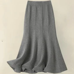 Broeken & Rokken Dames*LECEA - Comfortabele Zomerrok voor Dames Grijs