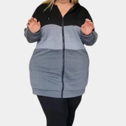 Jassen Dames*LEIANA - Stijlvolle Zomerjas voor Dames Grijs