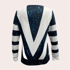 Topjes & Shirts Dames*Leocadia - Moderne lange mouwen zomer shirt voor dames met rits