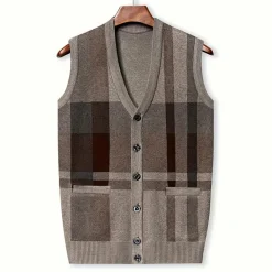 Truien & Vesten Heren*LEONEL - Stijlvol zomer vest voor mannen