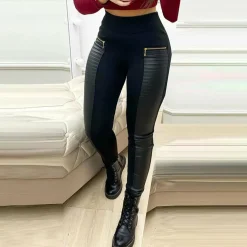 Broeken & Rokken Dames*LEONIE - Hoge taille elegante zomerbroek