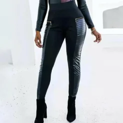 Broeken & Rokken Dames*LEONIE - Hoge taille elegante zomerbroek