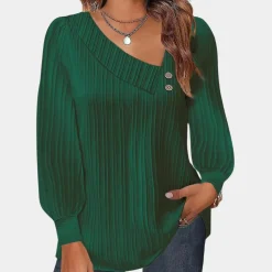 Blazers & Blouses Dames*Leonie - Stijlvolle damesblouse voor de zomer