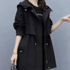 Jassen Dames*LEONTINA - Luxe Capuchonjas voor Dames