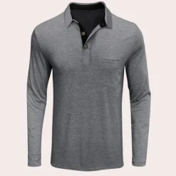 Shirts Heren*Leutrim - Comfortabel herenpoloshirt voor de zomer