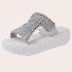 Damesschoenen*Lia - Trendy zomersandalen met vlechten voor een zorgeloze zomer