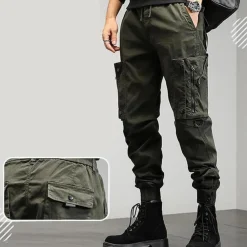 Broeken Heren*LIAS - Zomerse casual cargo broek