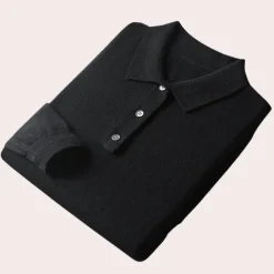 Shirts Heren*Lichte herenpolo met volledige mouwen voor de zomer