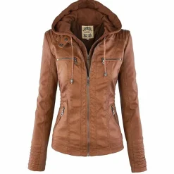 Leren Jassen Dames|Jassen Dames*LIESL - Leren zomerjas voor dames - Perfect voor Lente en Zomer