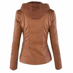 Leren Jassen Dames|Jassen Dames*LIESL - Leren zomerjas voor dames - Perfect voor Lente en Zomer